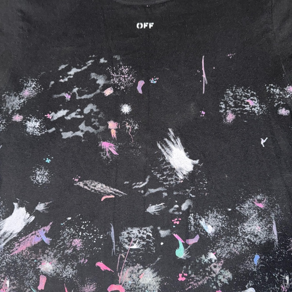 Off-White “Seeing Things” Paint Splatter Diagonal… - image 2